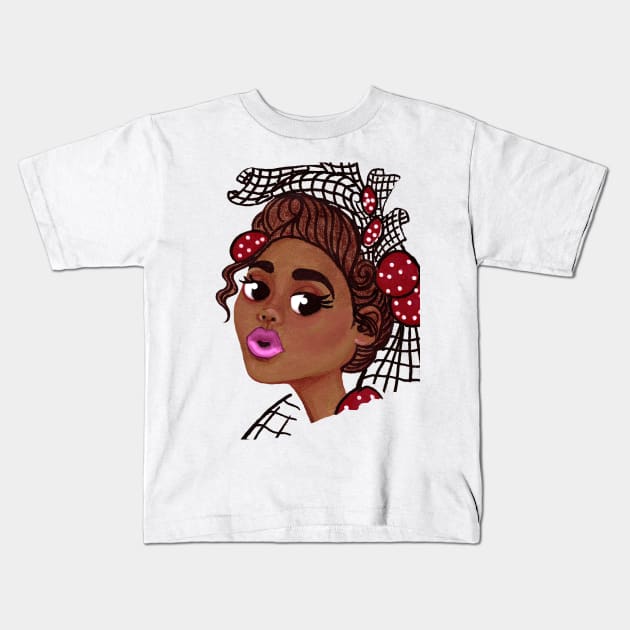 fashion mulatto Kids T-Shirt by tetiana12.art